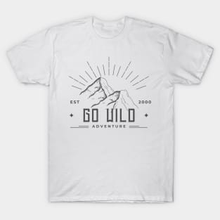 Go wild soul searching adventure T-Shirt